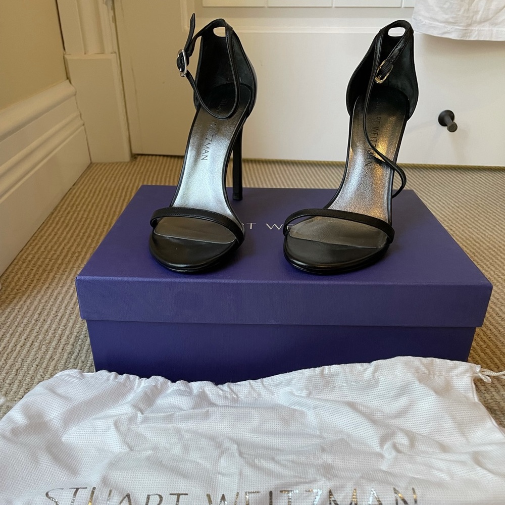 Black Stuart Weitzman Nudistsong heels